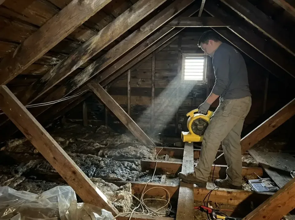 attic-water-damage-drying-proc-007 — frequently asked questions, Emergency Water Extraction & 24/7 Flood Response in Benson,…